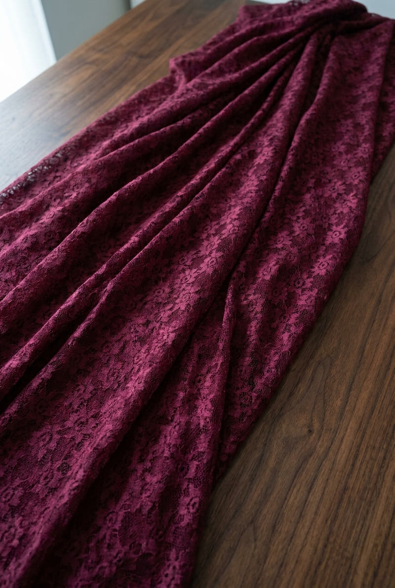 قماش دانتيل ليكرا - draped