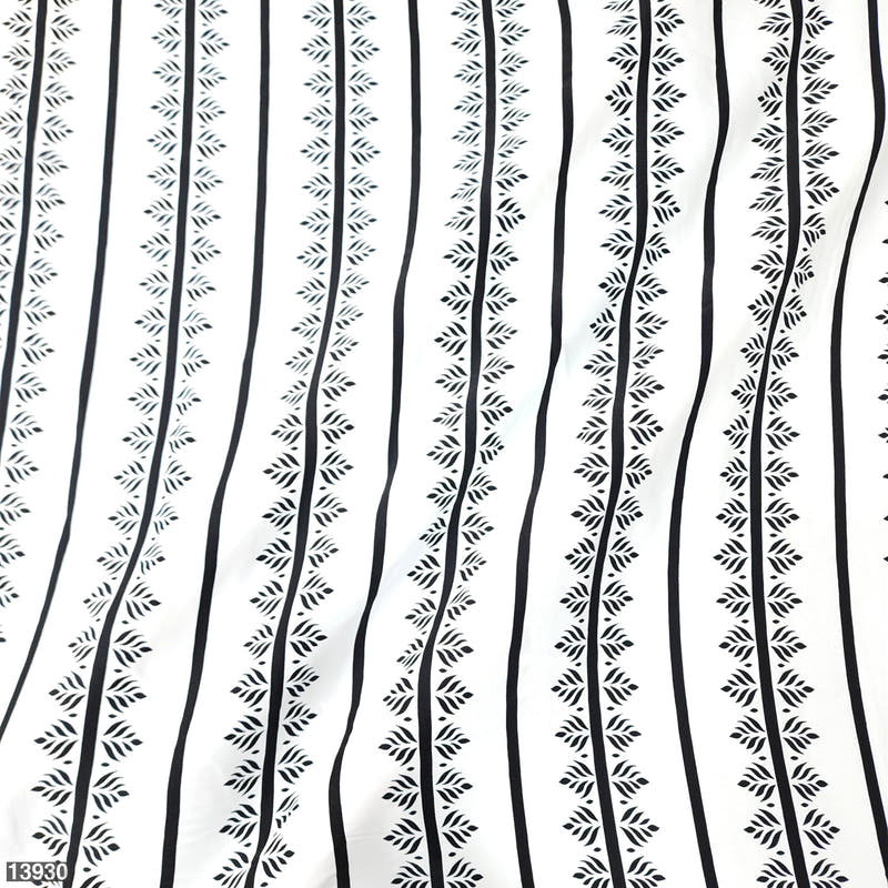 قماش كريب حرير ليكرا مخطط اقمشة