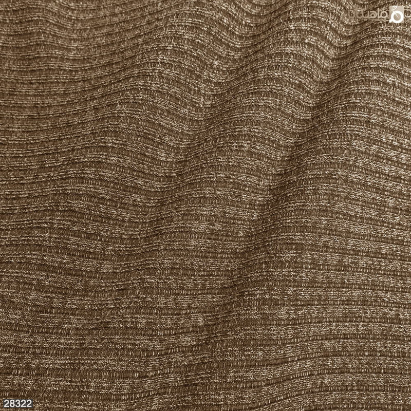 قماش صوف ريب مقلم كافيه اقمشة