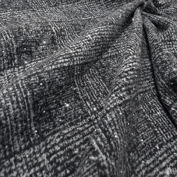 قماش صوف جوخ مطعم بأسترس لامع