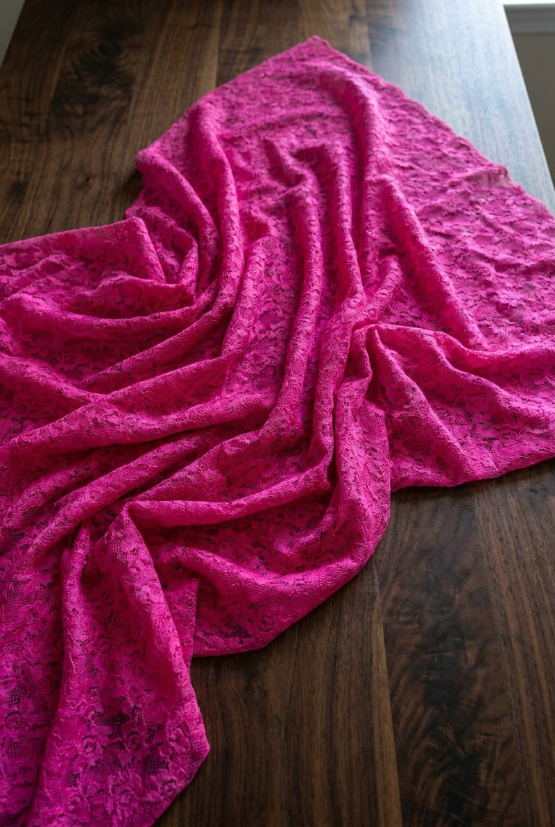قماش دانتيل ليكرا - draped