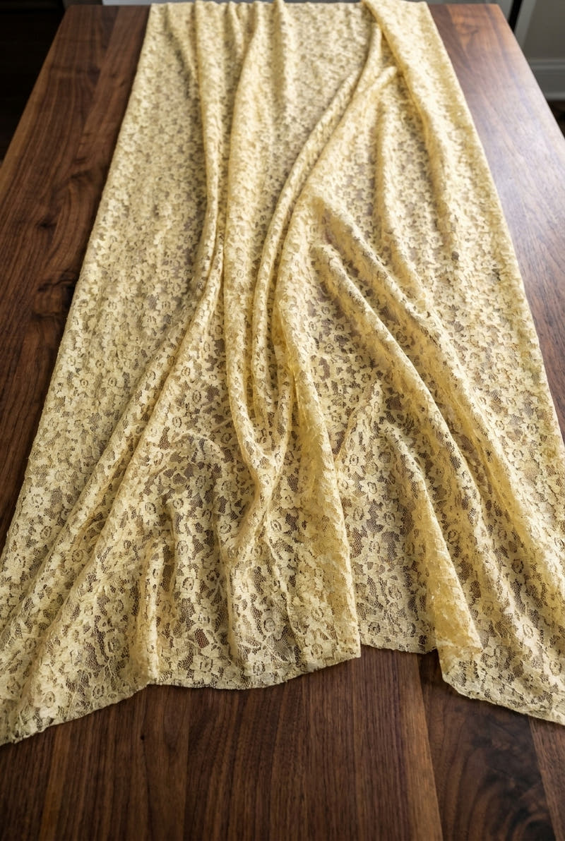 قماش دانتيل ليكرا - draped