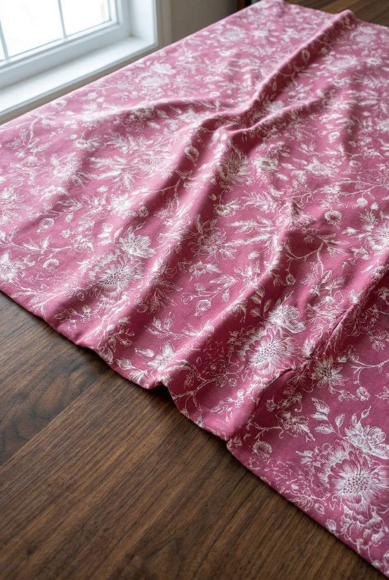 قماش فيسكوز بيور مشجر - draped