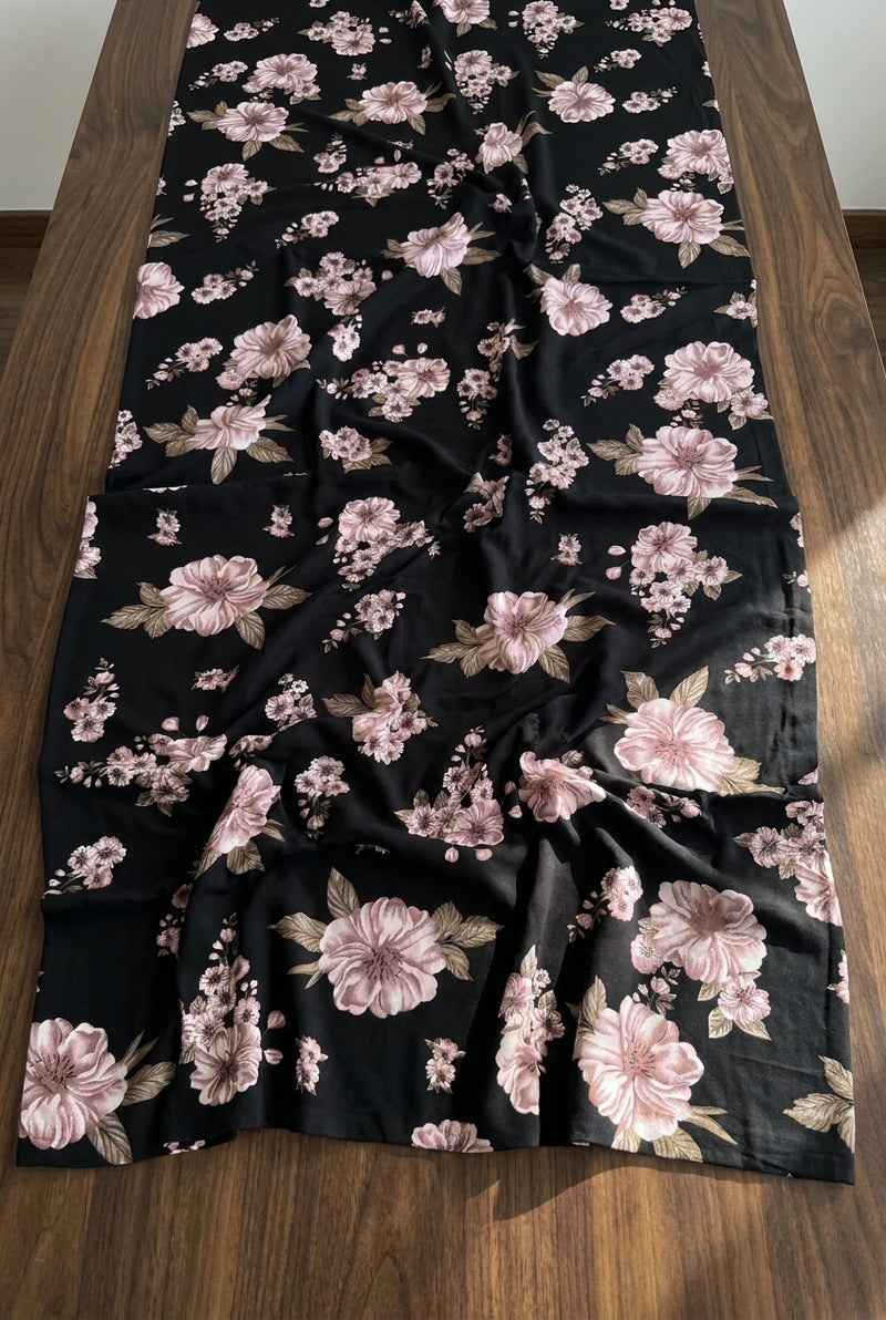 قماش فيسكوز بيور مشجر - draped