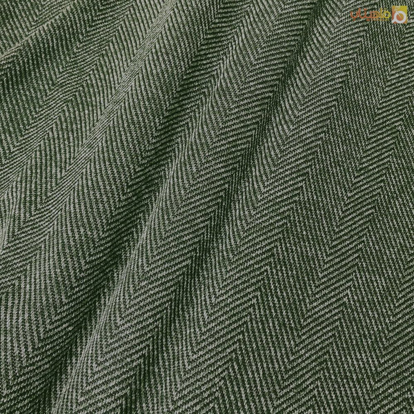 قماش تويد مقلم اخضر