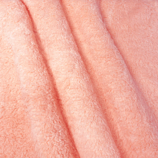 قماش فرو تيدي بير قطن وجهين روز