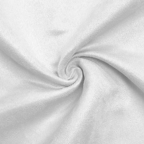 قماش سويد شمواه ابيض ساده