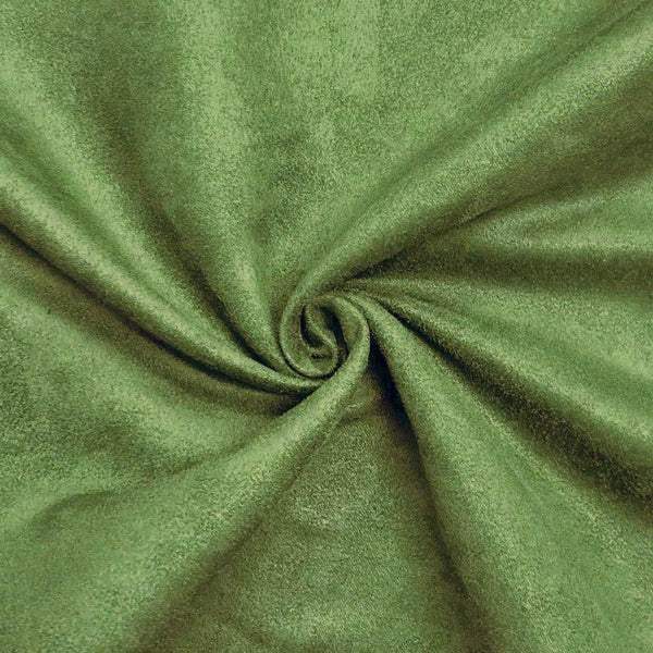 قماش سويد شمواه اخضر ساده⁩