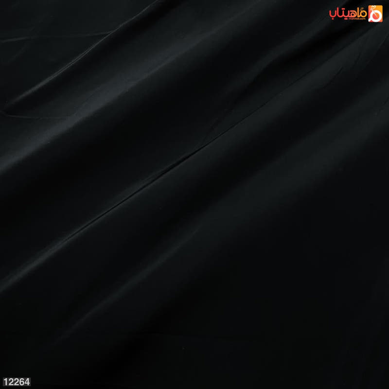قماش حرير عبايات اسود ساده