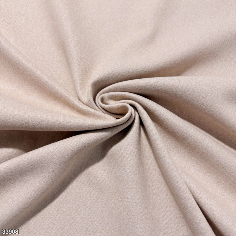 قماش صوف ليكرا شانيه بيج فاتح ساده اقمشة