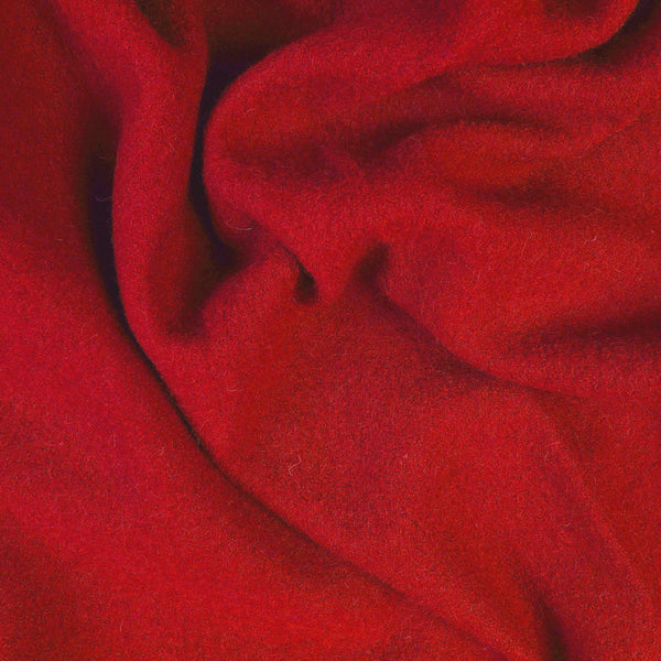 قماش صوف ليكرا احمر ساده