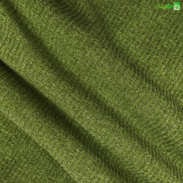 قماش صوف ريب مقلم زيتوني