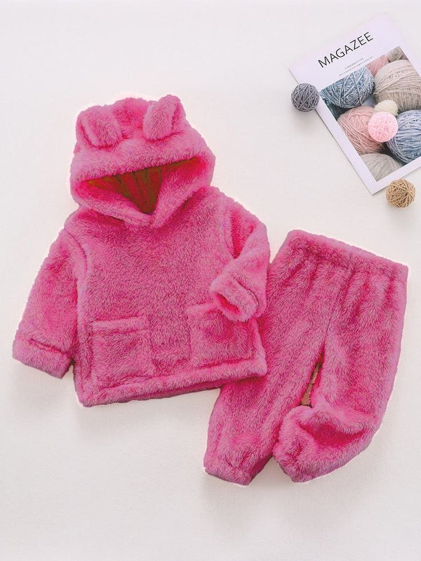 ترنج اطفال فرو تيدي بير فوشيا