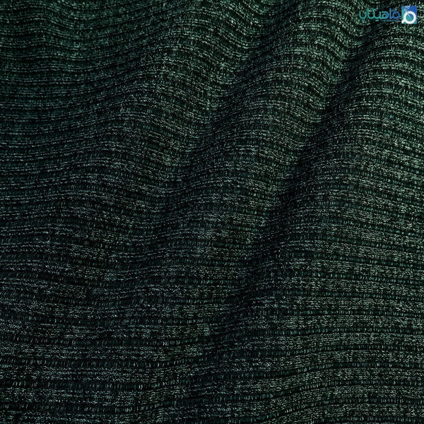 قماش صوف ريب مقلم زيتي