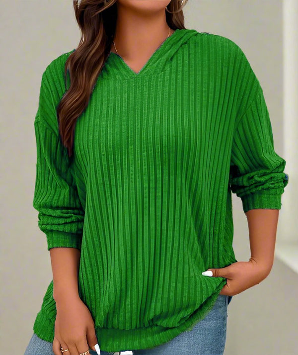 سويت شيرت صوف ريب اخضر