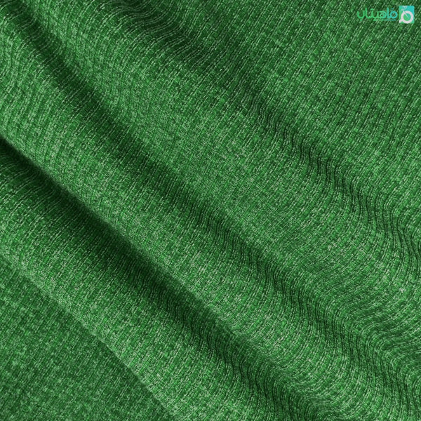قماش صوف ريب مقلم اخضر