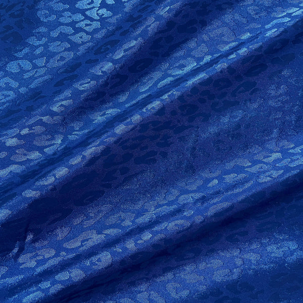 قماش ستان چاكار تايجر ازرق