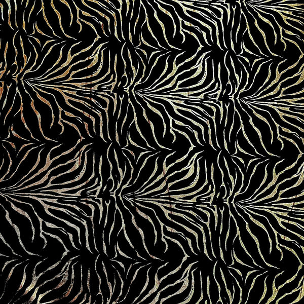 قماش قطيفه فرنساوي زيبرا