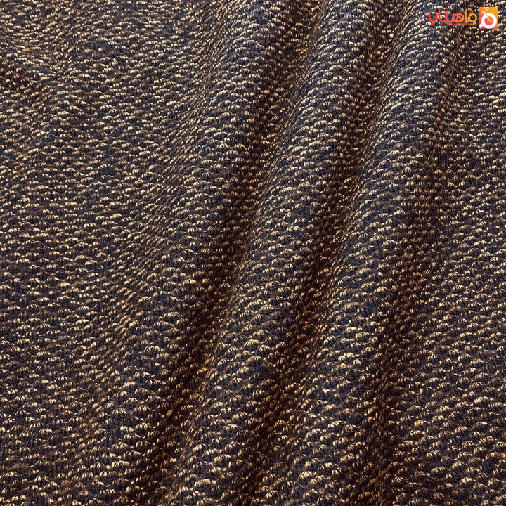 قماش صوف بوكليت طوبي في اسود