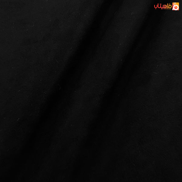 قماش شمواه ايطالي اسود ساده