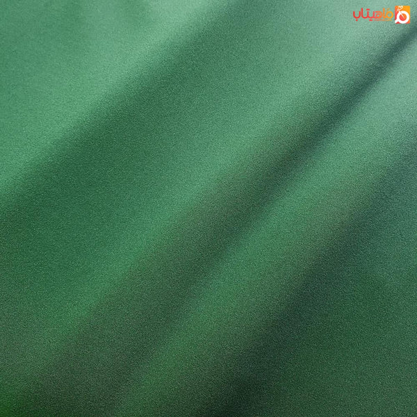 قماش سكوبا اخضر ساده