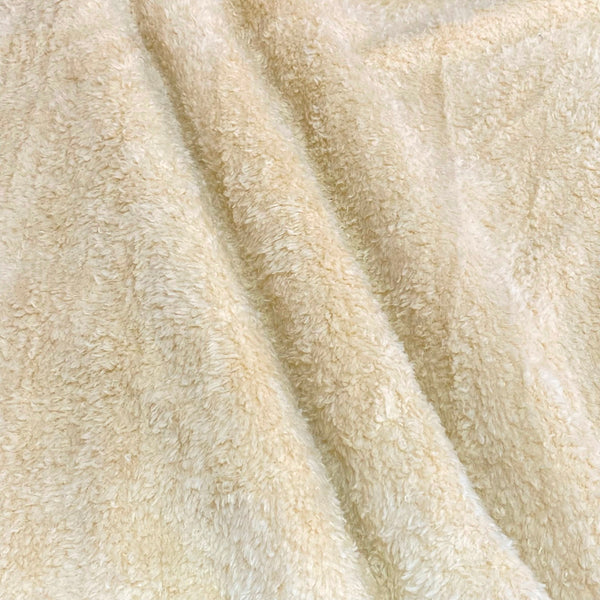 قماش فرو تيدي بير قطن وجهين بيج