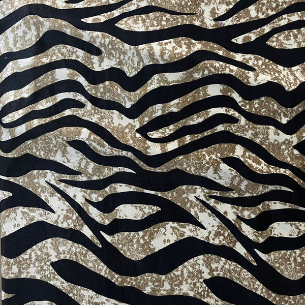 قماش قطيفه فرنساوي زيبرا