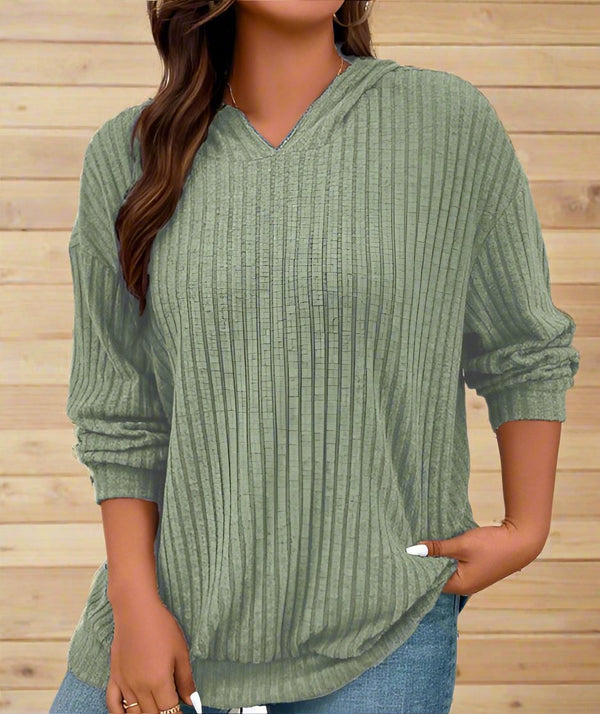 سويت شيرت صوف ريب منت جرين